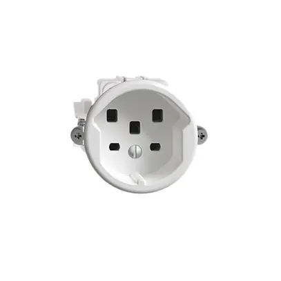 Presa INC FH T25 16A bianco, morsetti a vite 