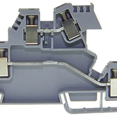 Borne de passage joignable WZ 1.5…4mm² 32A 400V vis 2×2 rail DIN/G TH35/G32 gr 