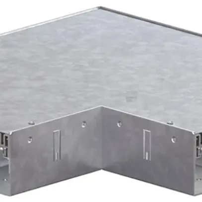 Angle plat tehalit BKB inférieur intérieur pour canal de sol 300×450×80mm 