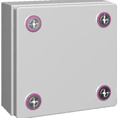 Piccola scatola Rittal KX Derivazione, IP66, 150×150×80mm, lamiera d'acciaio 