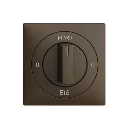 Kit front. 0-Hiver-0-Eté EDIZIOdue coffee 60×60mm pour interr.rot 