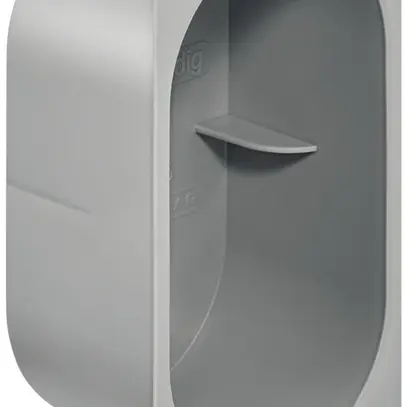 Boîte pour paroi creuse HSB Basic 2×1 gris 64×120×50mm, bride TFC 850°C s.ha. 