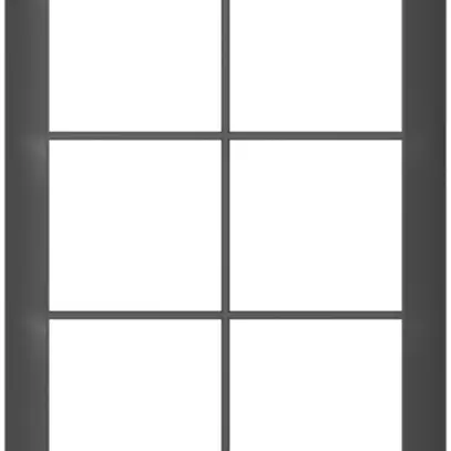 Cadre de recouvrement SIDUS 2×3 anthracite 