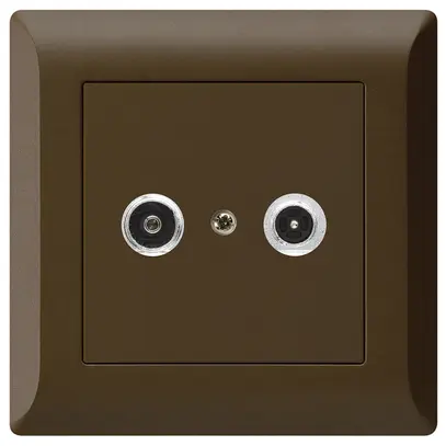 Presa antenna INC kallysto.line R/TV 14dB 2GHz marrone 