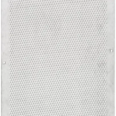 Plaque de montage Hager univers N 410×498mm poinçonnage acier inoxydable 