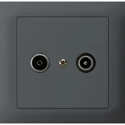 Prise de passage INC kallysto TV-R 23dB anthracite 