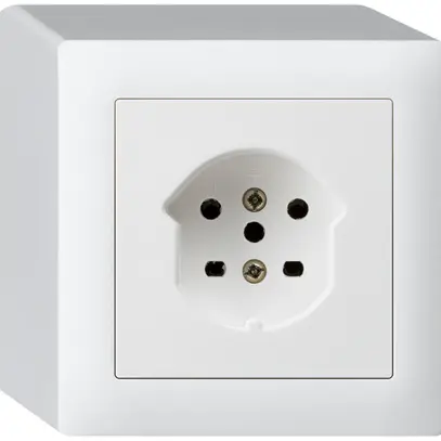 Presa AP kallysto T15 bianco con morsetti a vite 