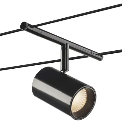 Luminaire LED SLV NOBLO p.système câble TENSEO 12V 8.5W 420lm 2700K 36° noir 