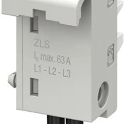 Adattatore SMISSLINE TP DIN 63A 1P L1/L2/L3 cavo dal basso 