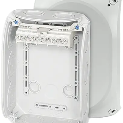 Boîte de dérivation AP Hensel DK 1006 G, 5×6mm², gris 