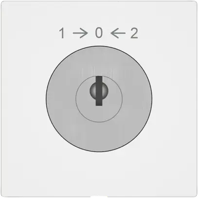 Contact pivotant EDIZIO.liv SNAPFIX® 1->0<-2/1P avec serrure & 2 clés bc 