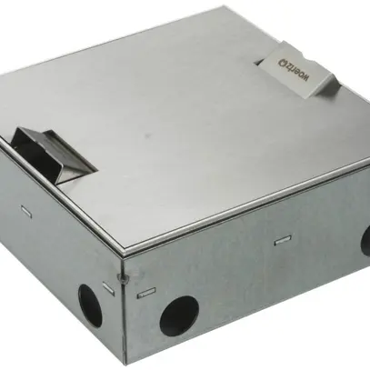 Scatola da suolo Woertz WAK Cr 200×200×75mm altezza fondo 75…100mm visibile 