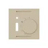 Kit frontale INC kallysto beige per termostato ambiente con interruttore 