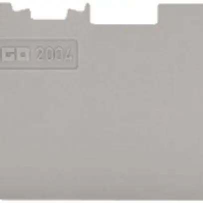 Paroi de fermetur.WAGO TopJob-S gris 2P pour série 2004 