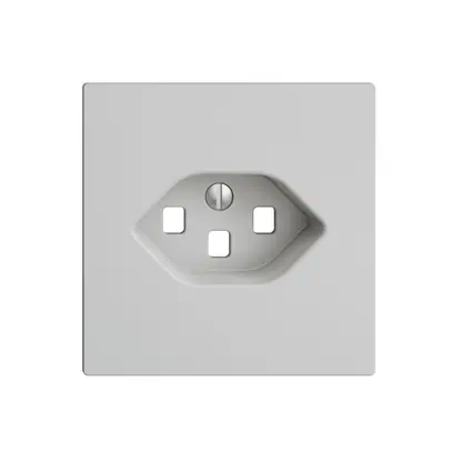 Plaque frontale EDIZIOdue T23 gris clair 