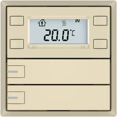 RTH-Taster EDIZIO.liv SNAPFIX® m.RGB-LED 2×Taste 1-Tbed.cr 