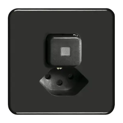 Combinaison lum. ENC A-R/1L+T13 noir orientation FH avec lent. LED jaune 