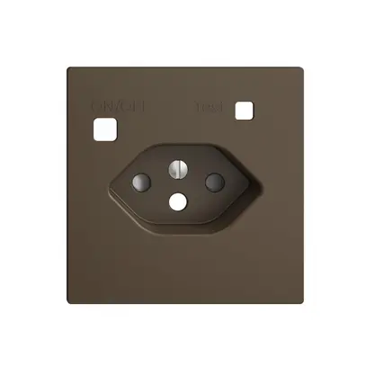 Kit frontal EDIZIOdue pour prise FI F, T13, shutter, coffee 