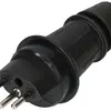 Stecker Typ 13 MH TH55 rund 10A 230V 3P schwarz 