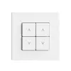 Comando per interruttore tapparelle 2c/4t Edue Wiser bianco 