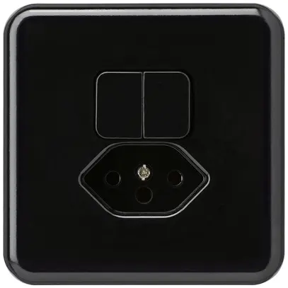 Combinazione INC basico 2×A-R/1L+tipo 13 nero per BOMI 