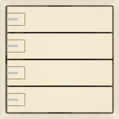 Universaltaster EDIZIO.liv UNI SNAPFIX® 12…48V m.LED blau 4× 1-Tbed.cr 