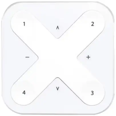 AP-RF-Wandsender Xpress YMOCA-WWSW, batteriebetrieben, Casambi, weiss 