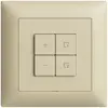 Stazione secondaria INC 1K/4T per dimmer scena Edue Wiser vanille 