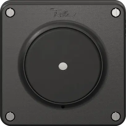 Interrupteur à poussoir lumineux NEVO N.CO lentille frontale LED jaune S3/1L no 