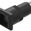 Poussoir lumineux EAO01 impul.com.ressort 1O+1F conn.soudée 2.8×0.5 18×18 or/arg 