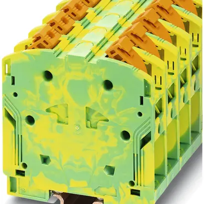 Morsetto di protezione 25…95mm² Push-In verde/giallo 