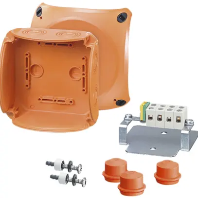 Boîte de dérivation AP Hensel 5 pôles 1.5…4mm² orange 