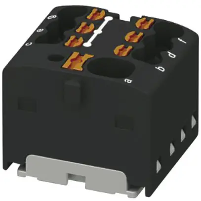 Bloc de distribution PX PTFIX 4/6X1.5-G BK 