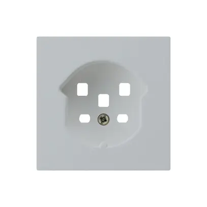 Kit frontale HA kallysto per presa tipo 25 con morsetti a innesto grigio chiaro 