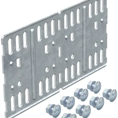 Raccordo longit./squadra Bettermann 110mm p.canale MKS zincato caldo immersione 