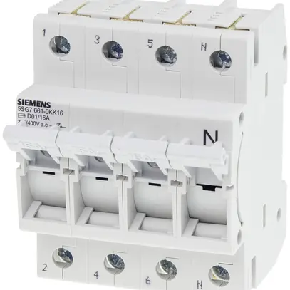 Interrupteur de charge Siemens MINIZED 5SG7 avec fusible D01 3LN 400V 16A 4UM 