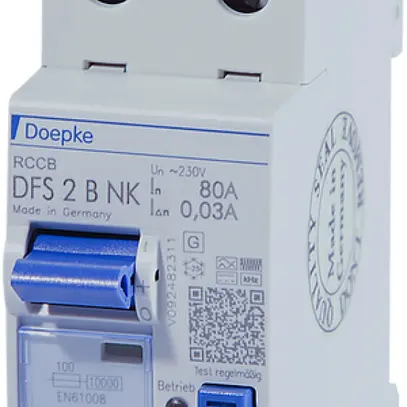 Interruttore differenziale Doepke 25A 300mA tipo B NK, Heavy Duty 