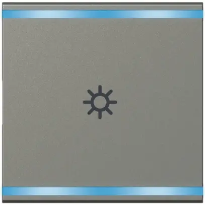 Bascule lumineuse ENC Legrand magnésium lumière, 2 module 