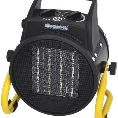 Heizgebläse VENTUS 210, 25/1000/2000W 230V, 40m³ 1.7kg, 5…30°, schwarz/gb 