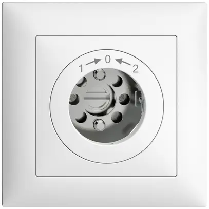 Contatto rotativo INC 1>0<2 EDIZIOdue bianco per serrat. senza cil. 