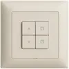 Stazione secondaria INC 1K/4T per interruttore tapparelle scena Edue Wiser crema 