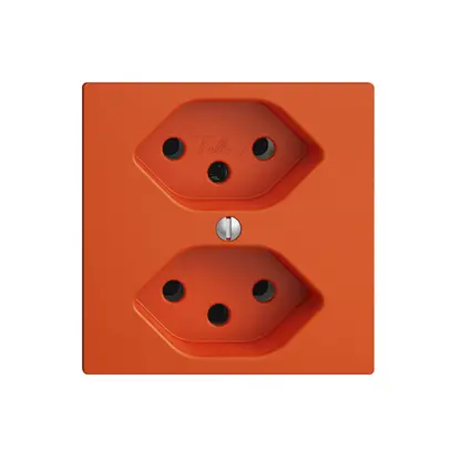 Prise ENC EDIZIOdue 2×T13 orange 