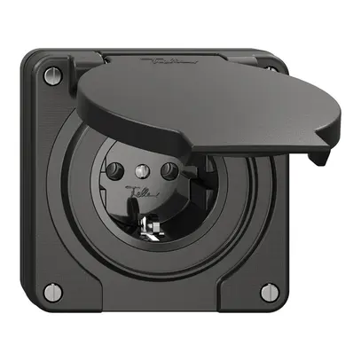 Presa NUP NEVO, SCHUKO, nero 