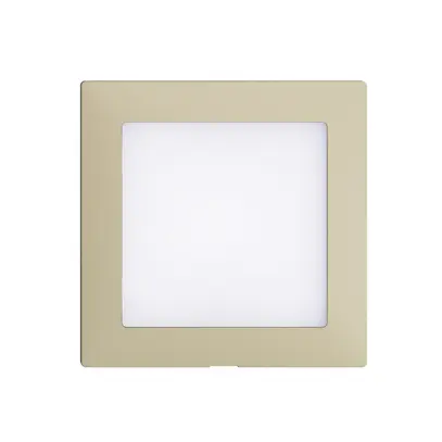 Kit frontal EDIZIOdue vanille 60×60mm pour luminaire LED 
