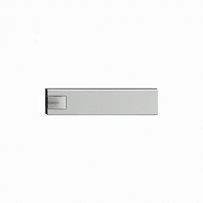 Tasto 1/4 KNX/elettronic.c.LED EDIZIOdue comando semplice silver 