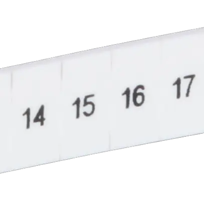 Nastro Zack ZB 11…20 bianco siglatura longitudinale 10 cartellini 5mm 