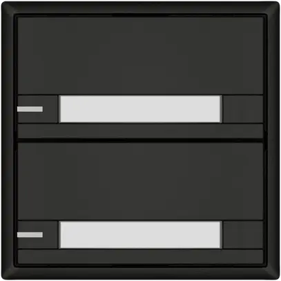 Pulsante KNX RGB EDIZIO.liv SNAPFIX® sensore temp.RGB-LED targ.2× com.2T ne 