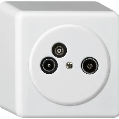 Presa d'antenna AP TV-R-dati basico 14dB bianco 