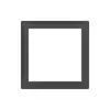 Plaque frontale AP SIDUS 75×75mm anthracite 