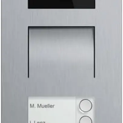 Stazione esterno video ABB-Welcome IP, 3 tasti, induzione, 1/3, acciaio pregiato 